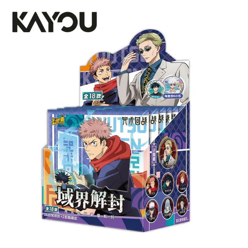 Gojo Anime Merchandise - Kayou Jujutsu Kaisen Rozeti Gizemli Kutu