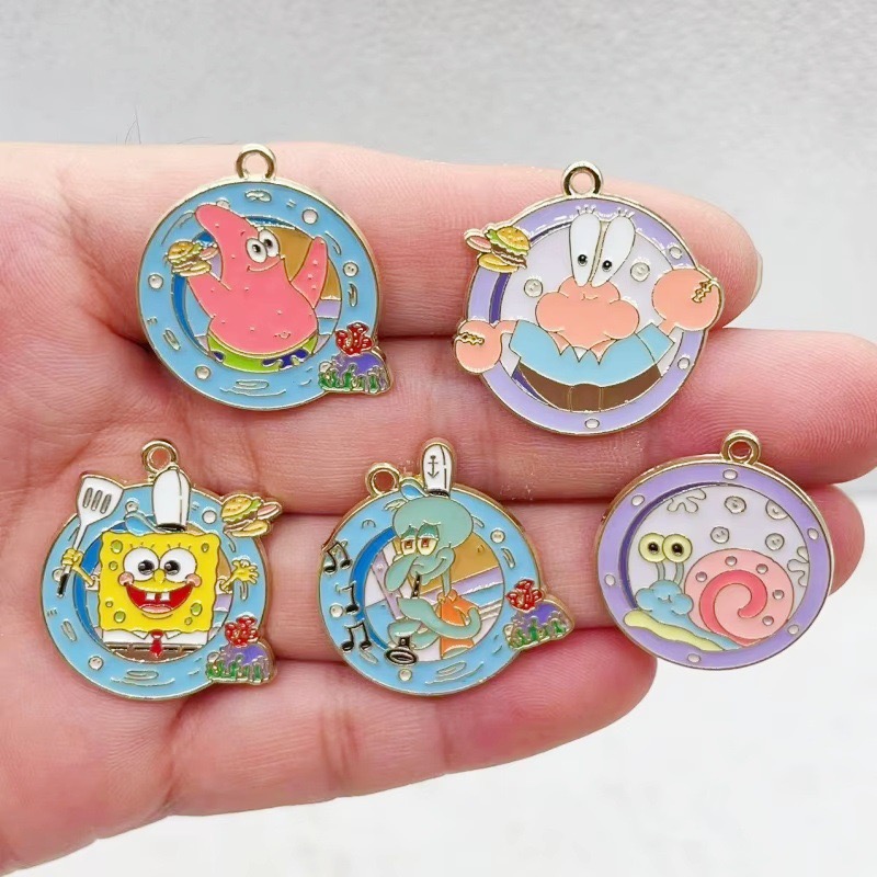 Anime Merchandise Gift - 10 adet karikatür anime alaşım yağ