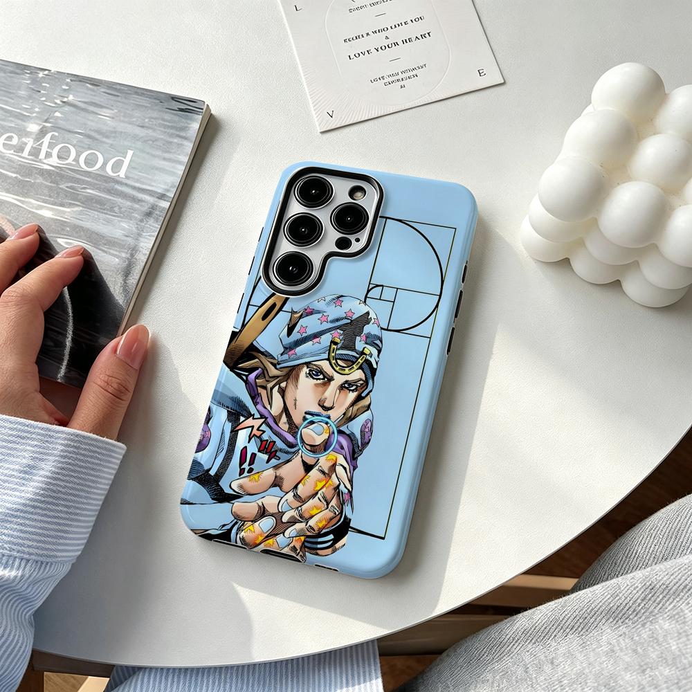 Phone Case Anime - Sıcak ve havalı Anime J-JOJO Steel