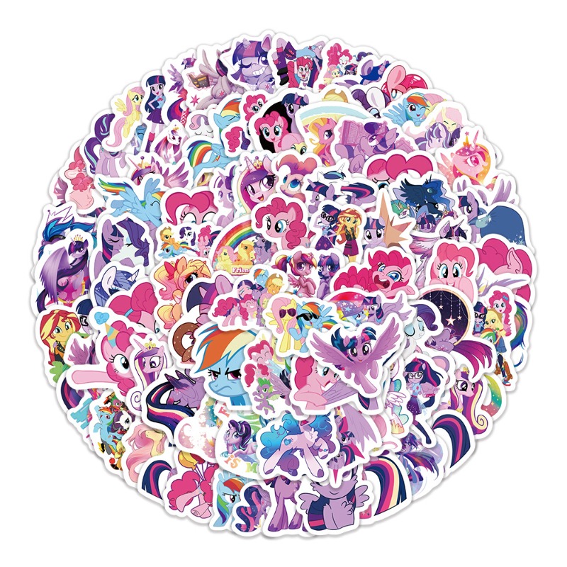 100 adet Karikatür My Little P - Anime Merchandise Gift incelemesi ve fiyatı