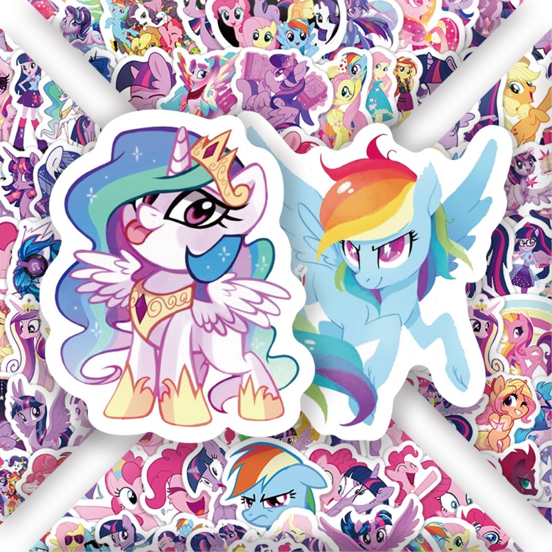 100 adet Karikatür My Little P - Anime Merchandise Gift incelemesi ve fiyatı